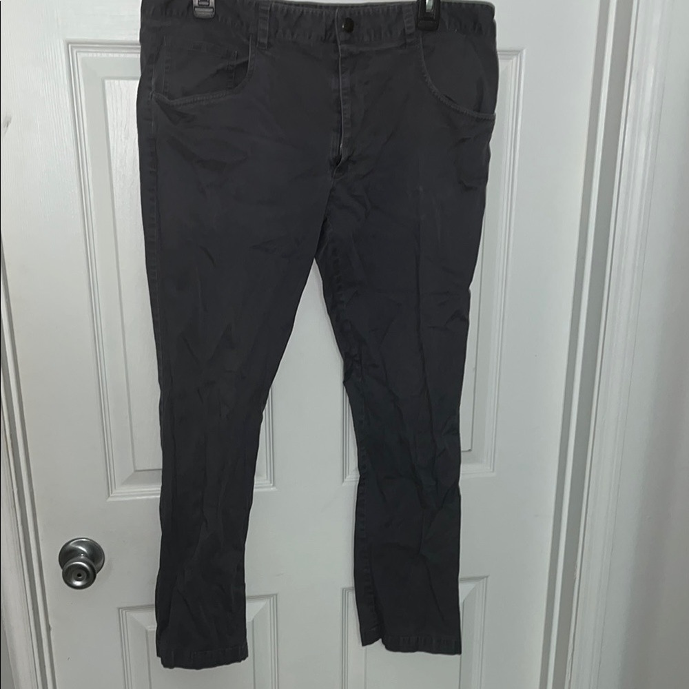 Gray Casual Pants